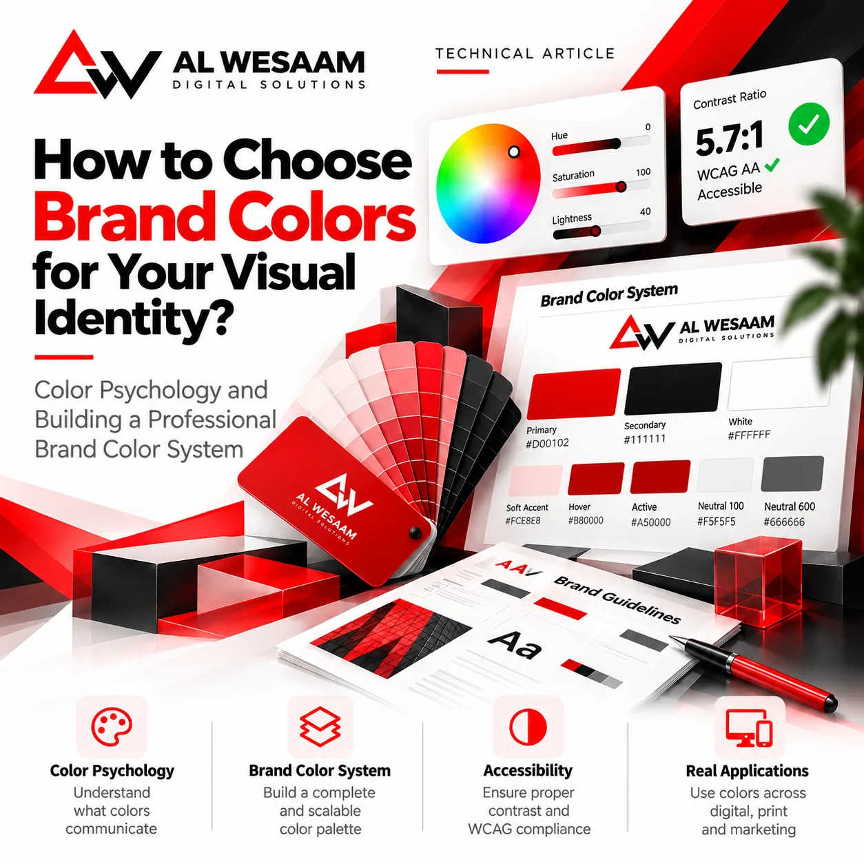 How to Choose Brand Colors for Your Visual Identity: Building a Brand Color System
