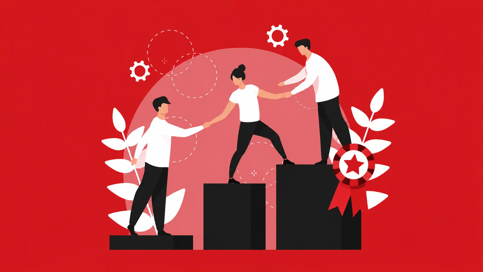 فريق يعمل على موقع إلكتروني يعكس الثقة الرقمية