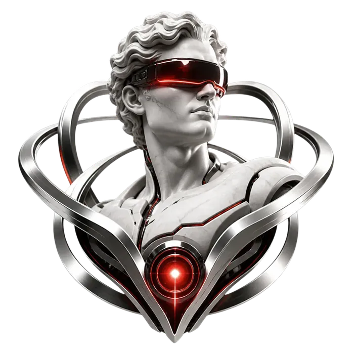 Futuristic AL WESAAM hero sculpture
